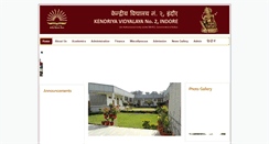 Desktop Screenshot of kv2indore.org