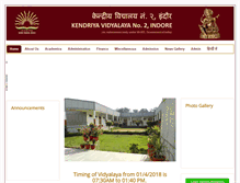 Tablet Screenshot of kv2indore.org